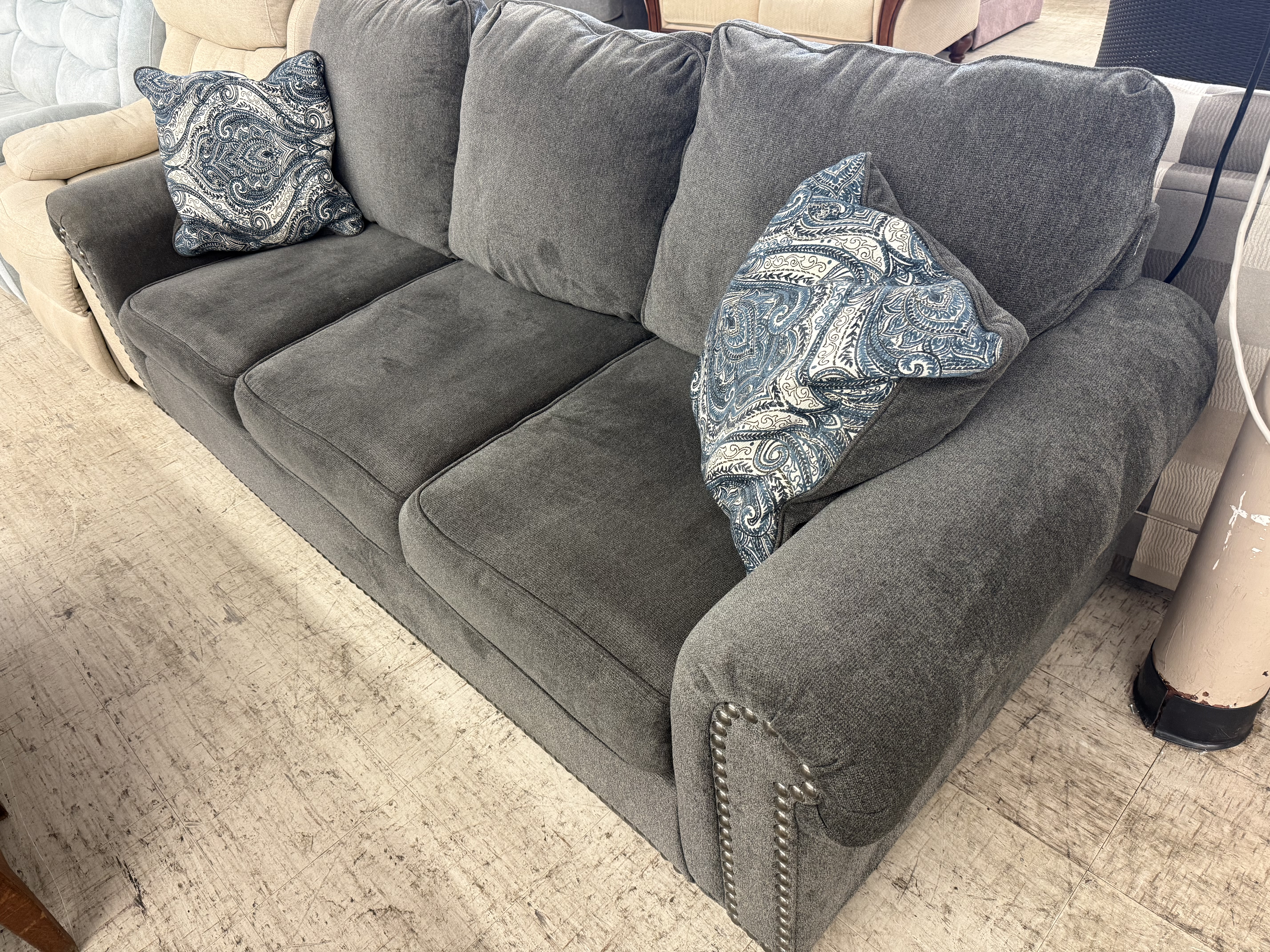 Gray Sleeper Sofa