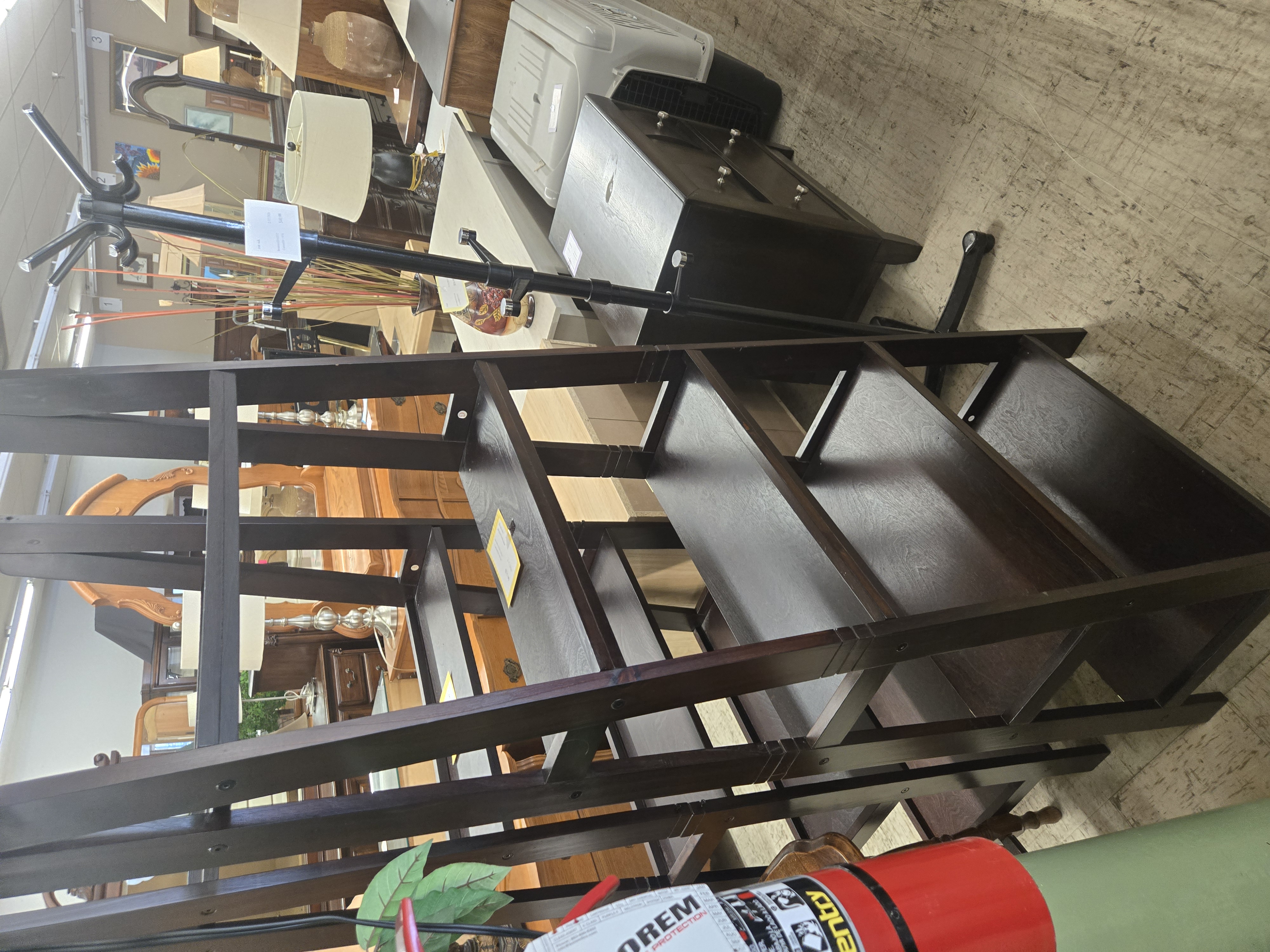 Leaning bookcase - Pre-loved furniture Central Florida