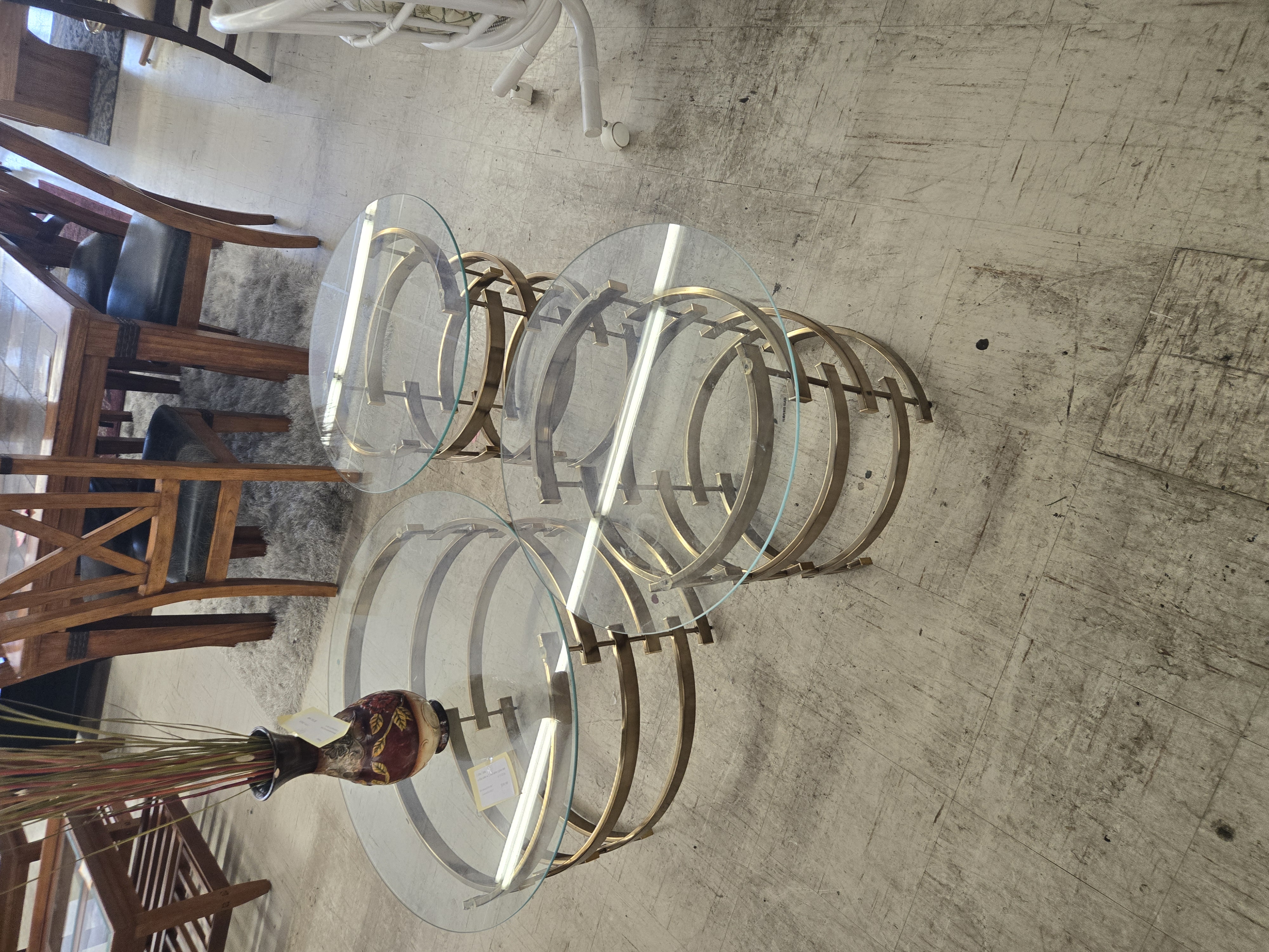 Coffee table with 2 end tables - Pre-loved furniture Central Florida