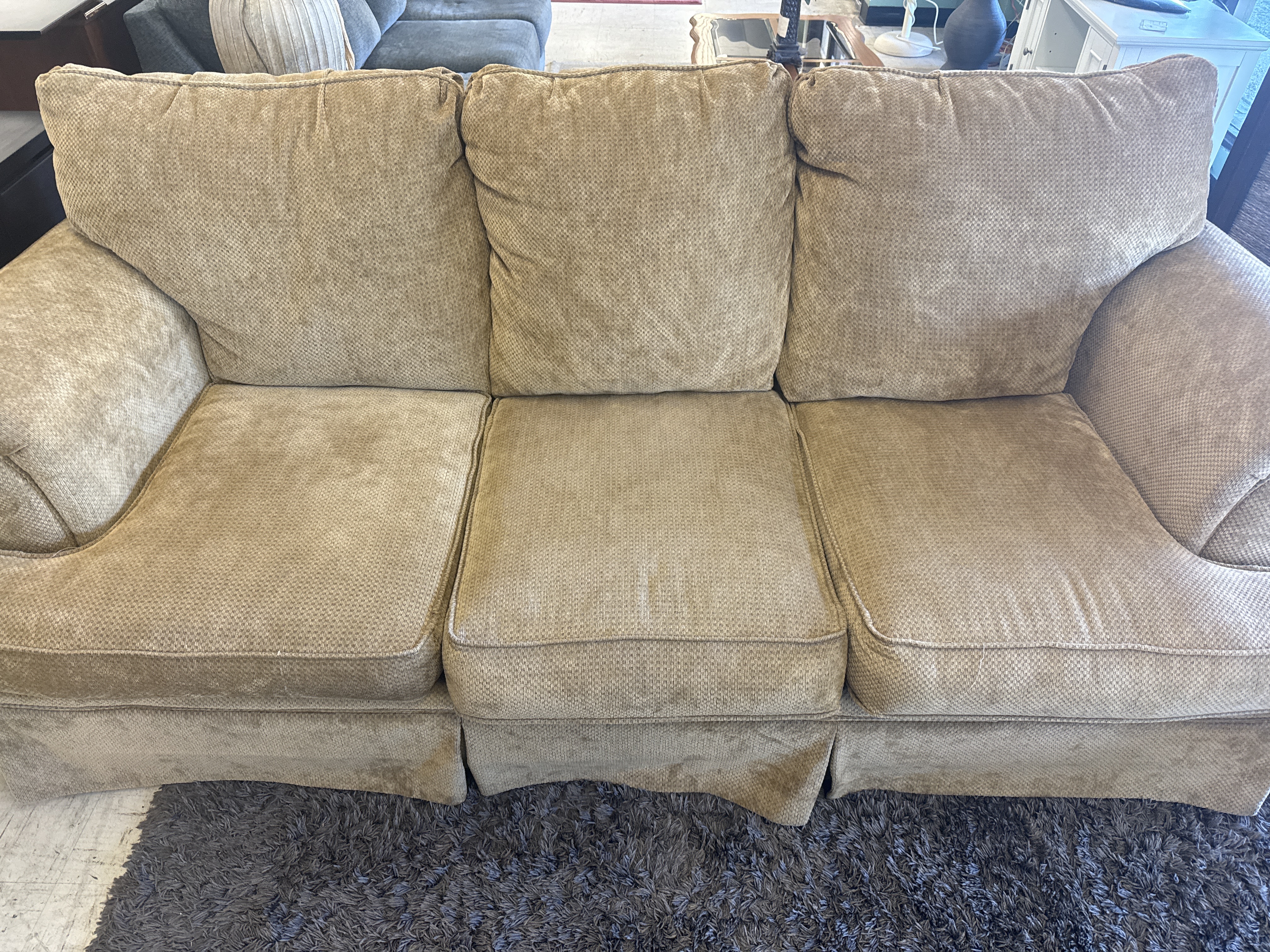 Tan sofa - Pre-loved furniture Central Florida