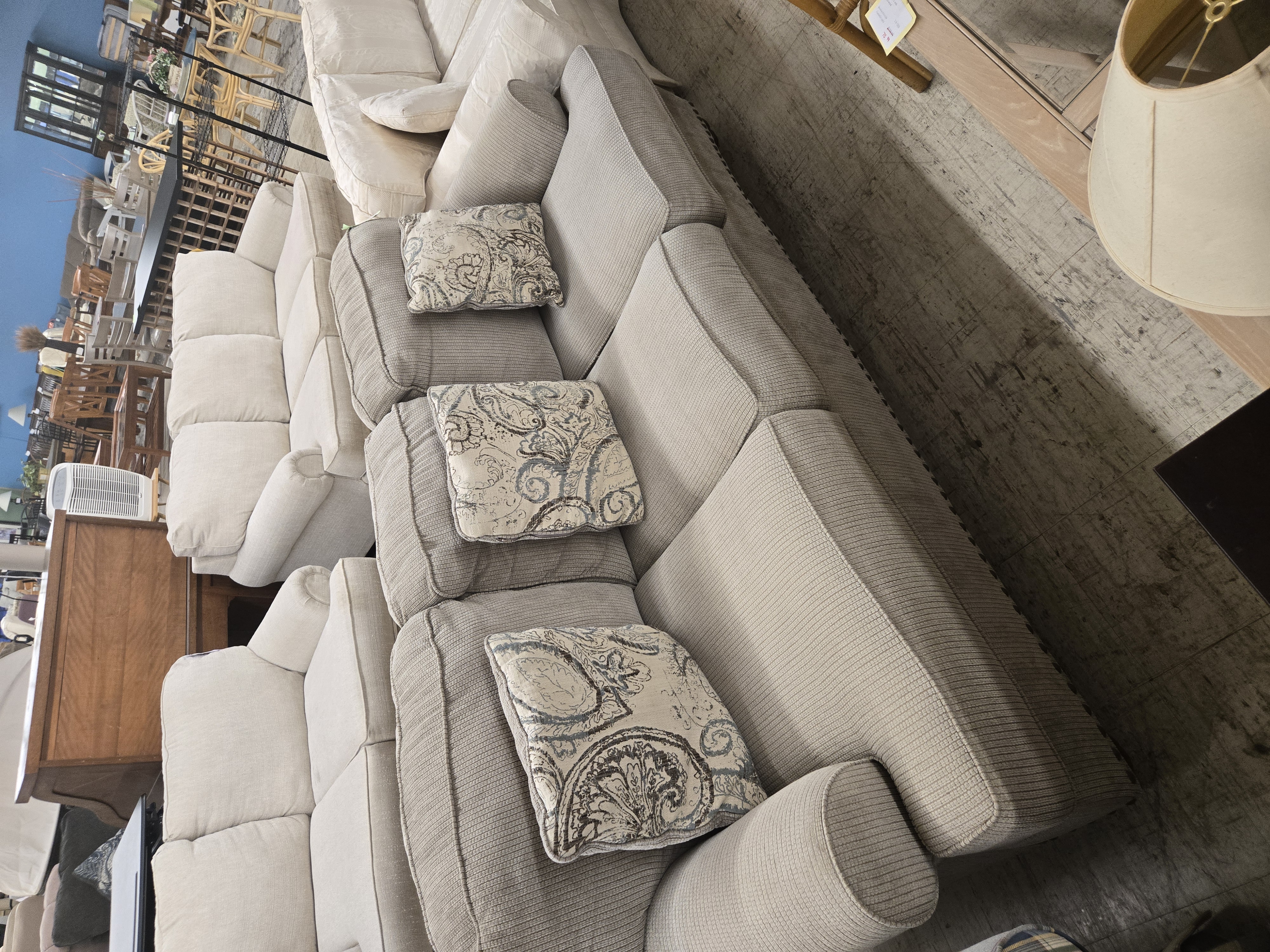 Gray Sofa - Pre-loved furniture Central Florida