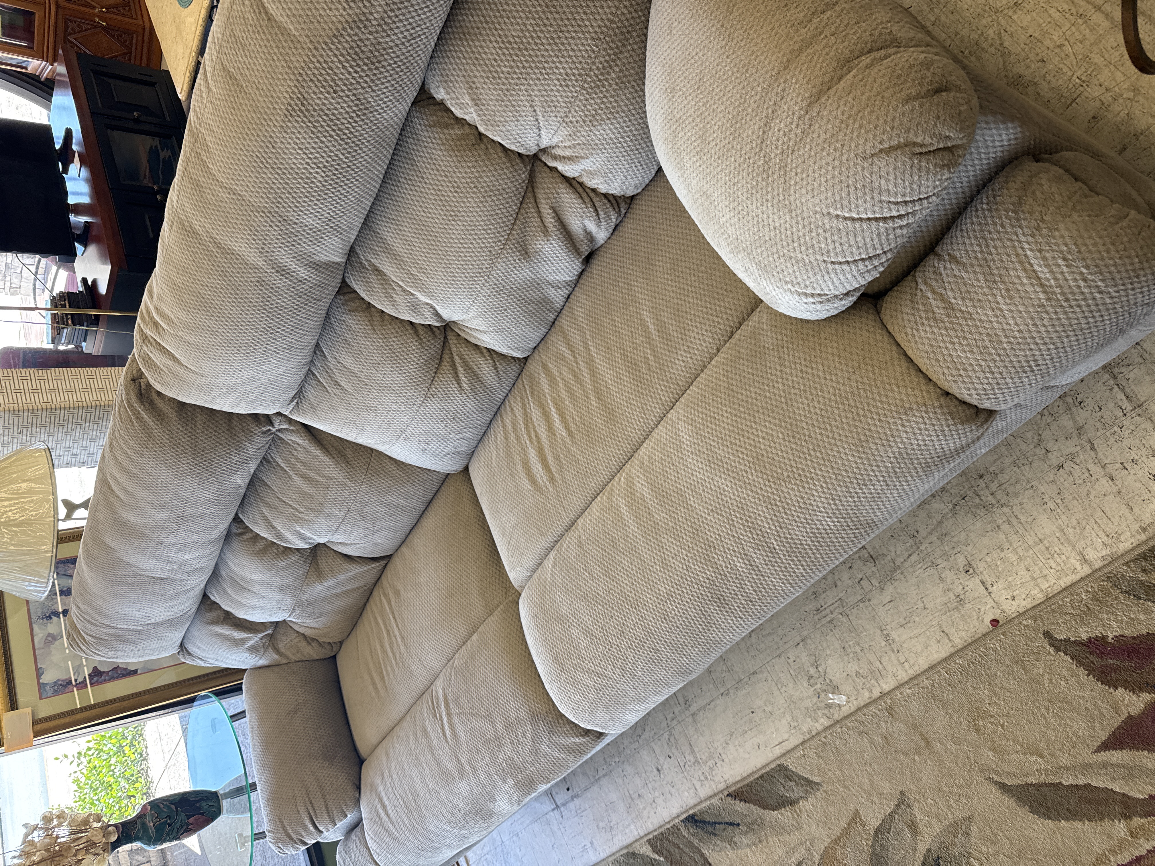 Beige Electric Sofa — photo 1