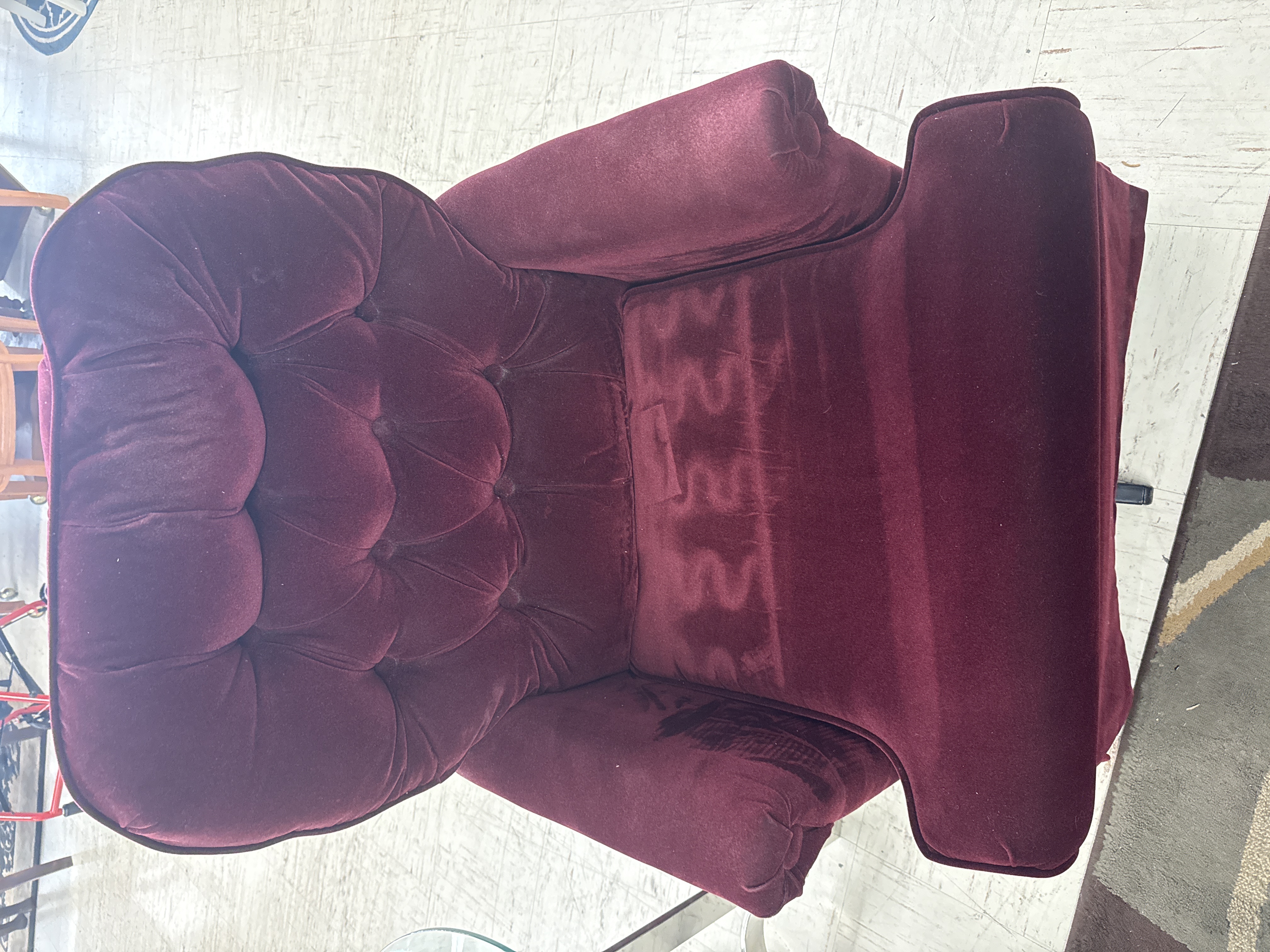 Red Rocking Chair - Pre-loved furniture Central Florida