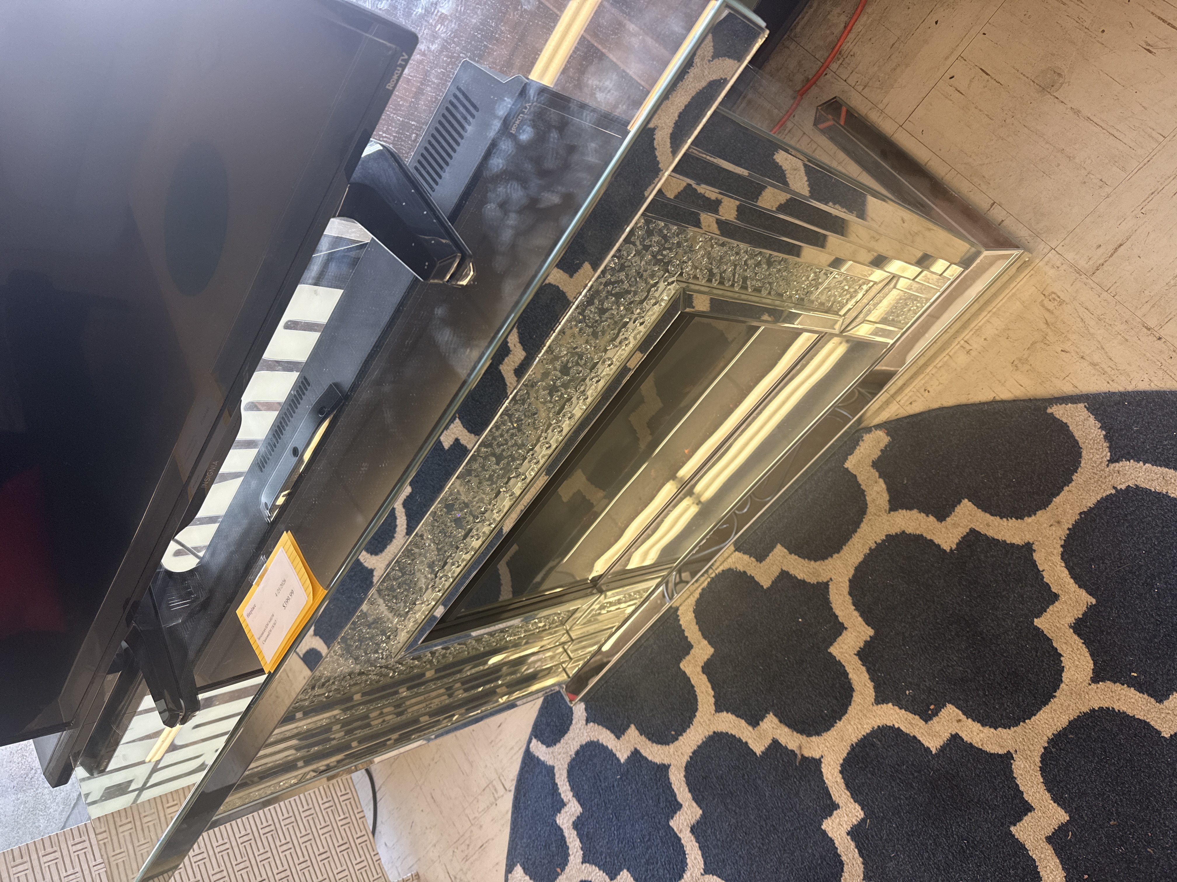 Mirror Fireplace - Pre-loved furniture Central Florida
