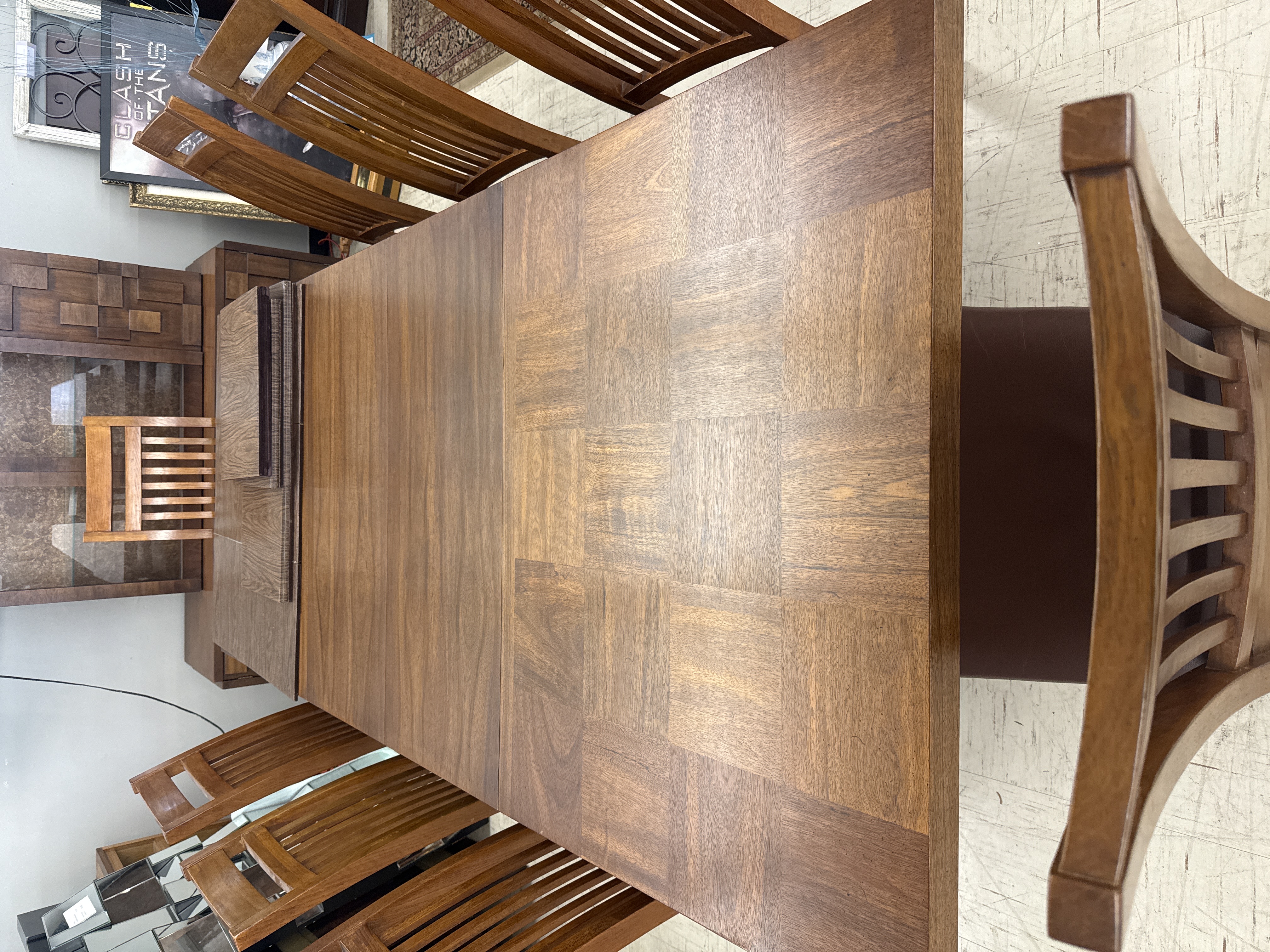 Large Table w/8 chairs — photo 1