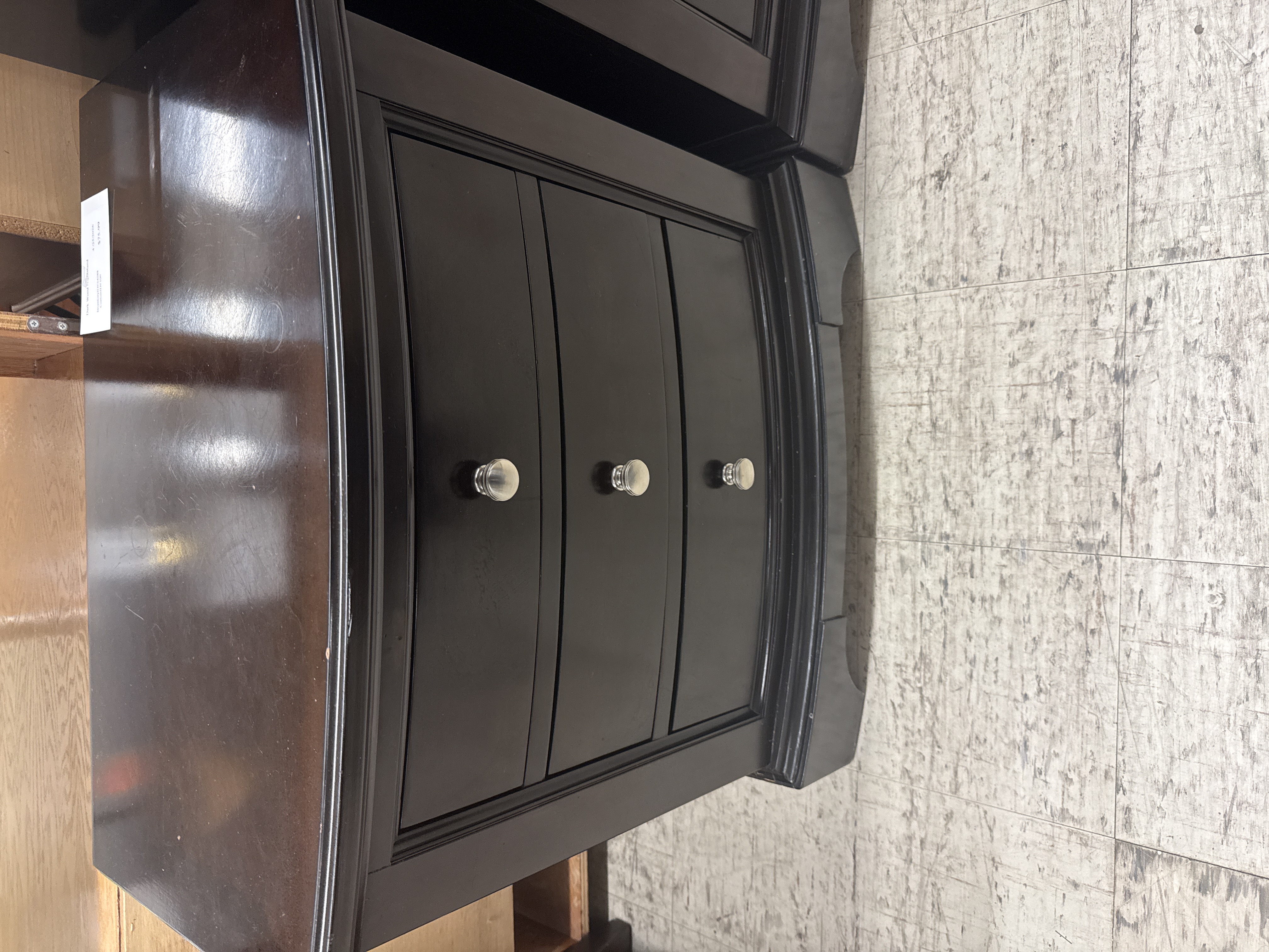 Dark Wood Nightstand - Pre-loved furniture Central Florida